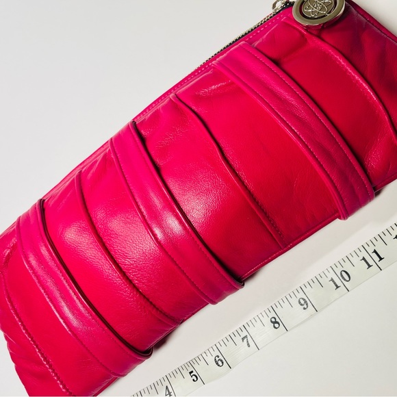 Pink Fuchsia Italian Leather Handbag - Picture 5 of 8